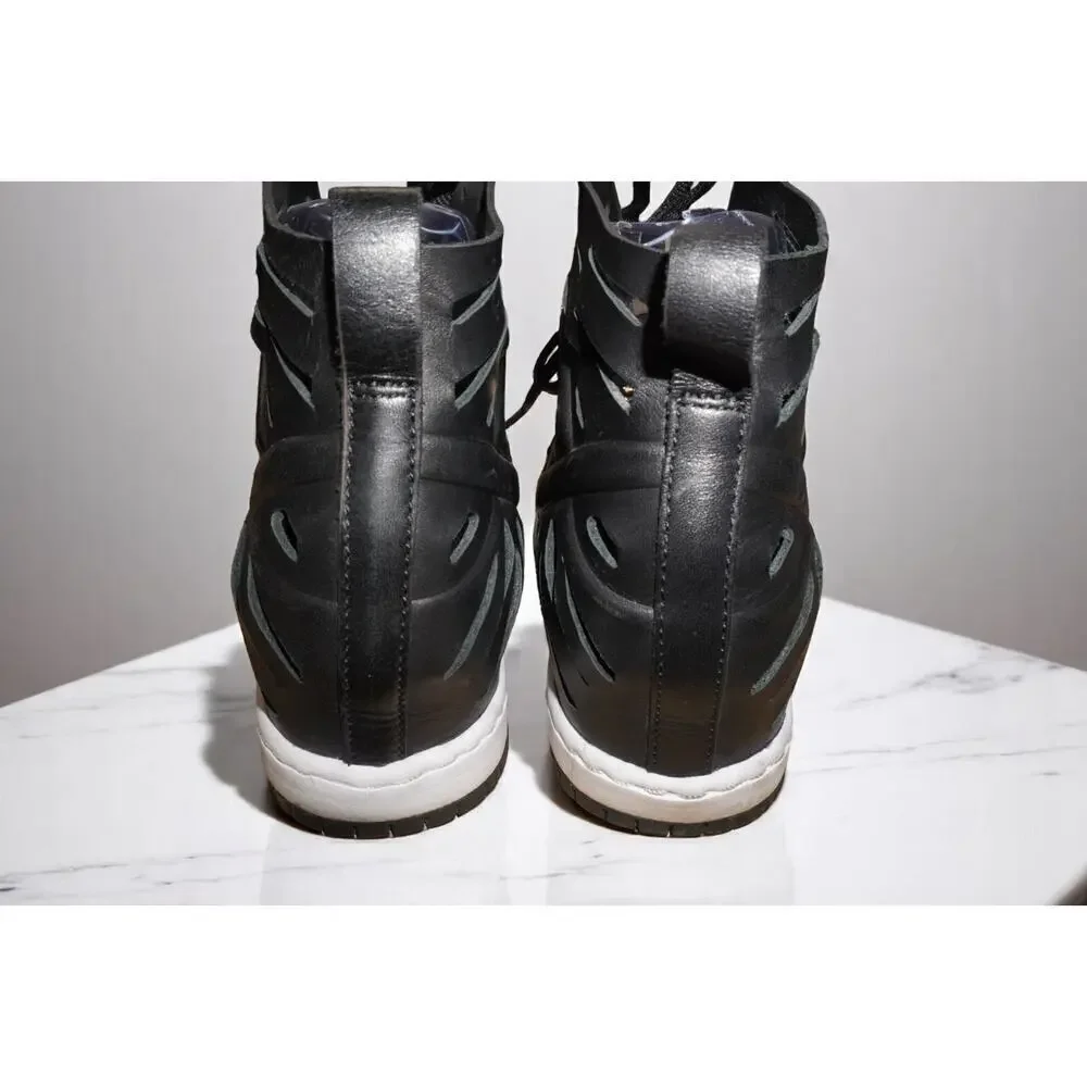 Nike Dunk Sky Hi 2.0 Joli Black Shoes Sandal Wedge Women’s Size 8.5 Nike Swoosh